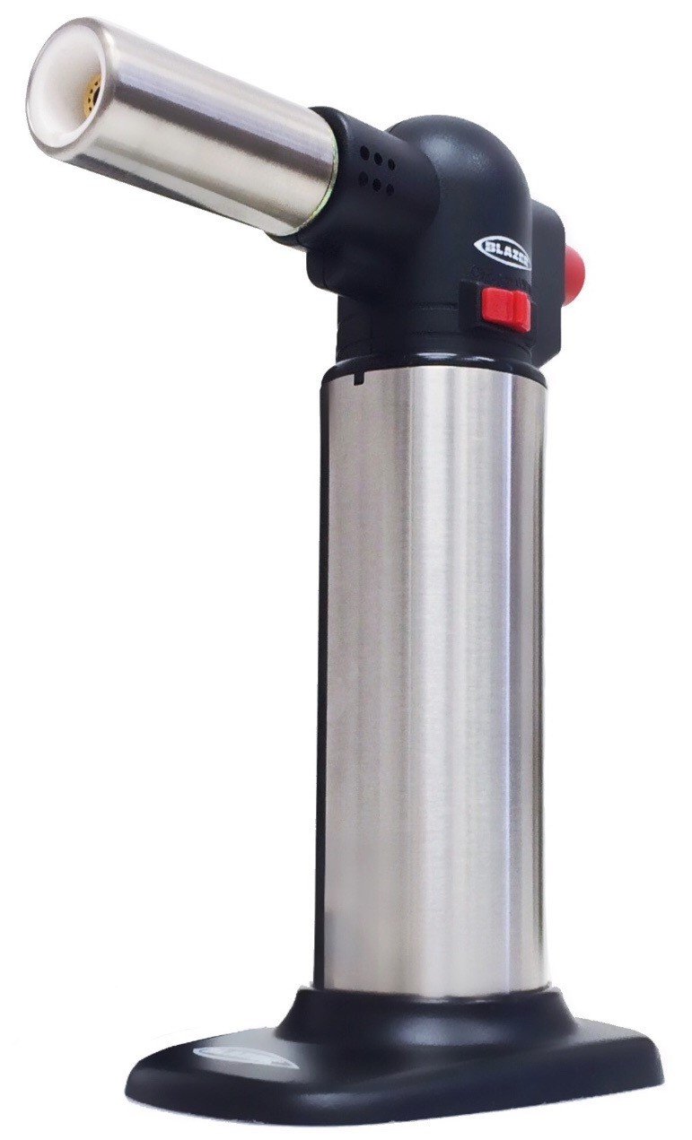 blazer big buddy turbo torch – stainless steel blazer big buddy turbo torch – stainless steel