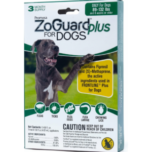 zoguard plus flea & tick prevention for x large dogs – 89–132 lbs, 3 doses