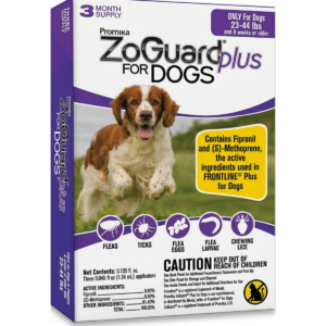 zoguard plus flea and tick prevention for dogs (medium 23 44 lb)