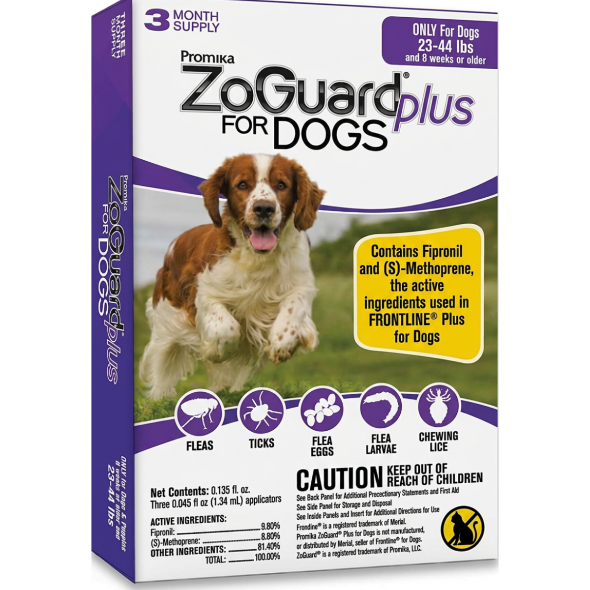 zoguard plus flea and tick prevention for dogs (medium 23 44 lb) zoguard plus flea and tick prevention for dogs (medium 23 44 lb)